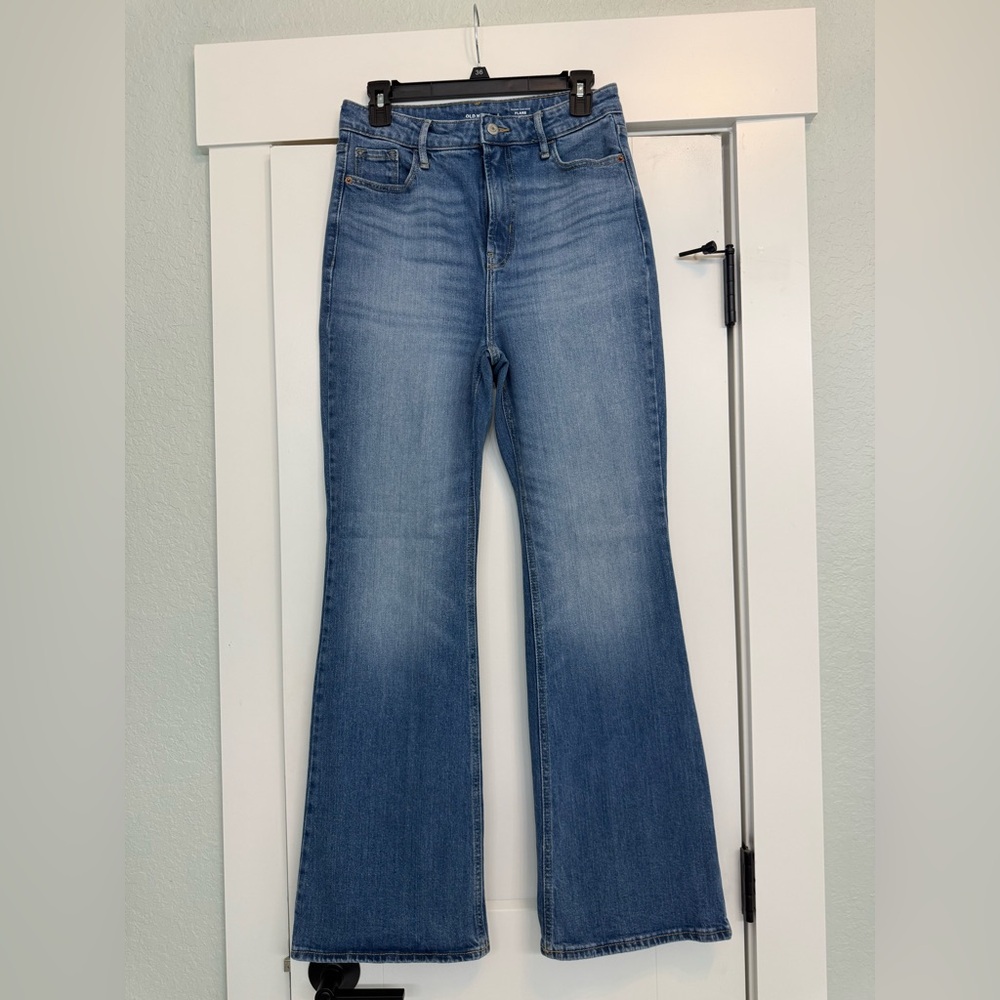 Old Navy Light Blue Flare Jeans